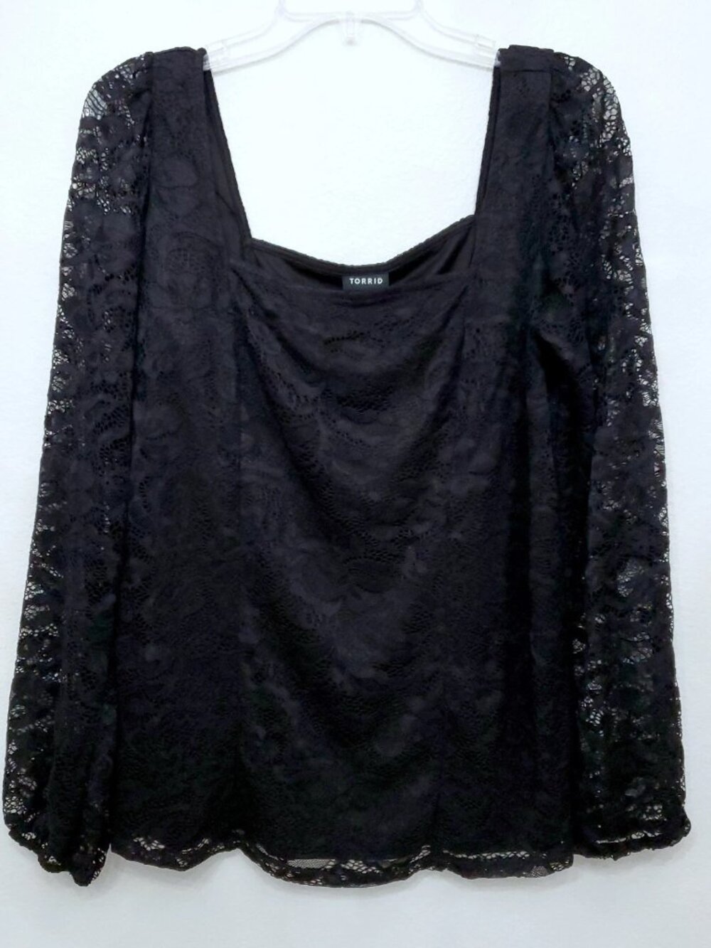 Torrid Fairycore Feminine Witchy Lace Floral Long Sleeve Top Size Large 12 NWT - Picture 3 of 15